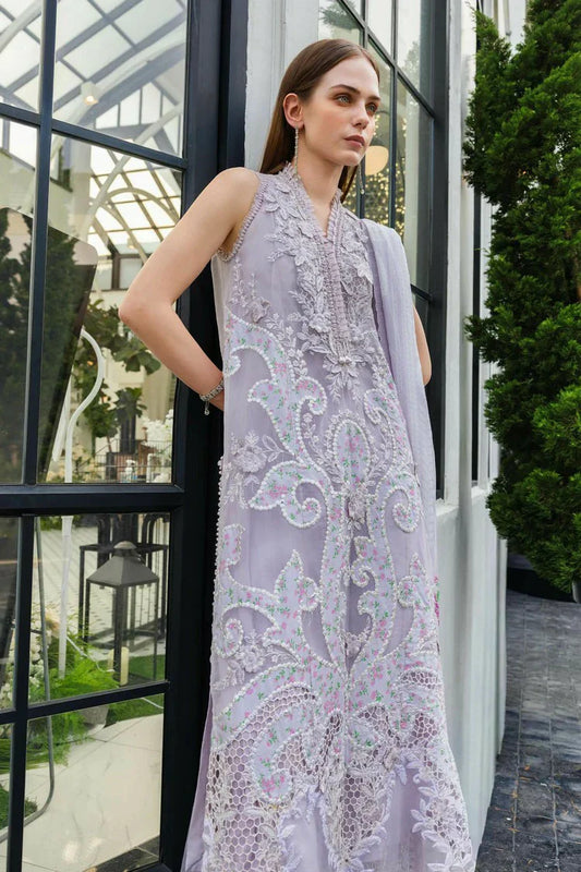 Picture of Maria B - Luxury Lawn Eid 2 - Design 12 - Unstitched - Available at Raja Sahib