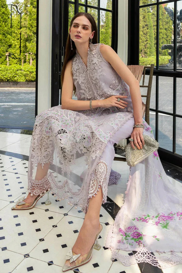 Picture of Maria B - Luxury Lawn Eid 2 - Design 12 - Unstitched - Available at Raja Sahib