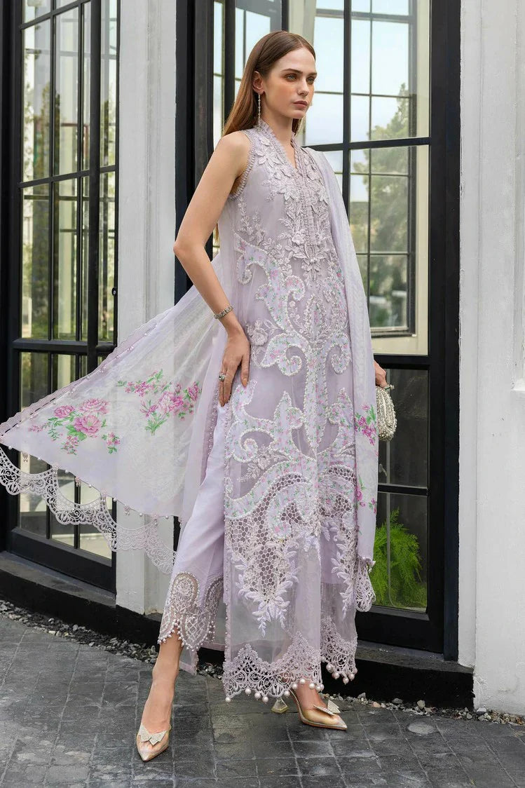 Picture of Maria B - Luxury Lawn Eid 2 - Design 12 - Unstitched - Available at Raja Sahib