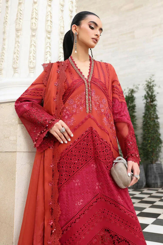 Picture of Maria B - Luxury Lawn Eid 2 - Design 13 - Unstitched - Available at Raja Sahib
