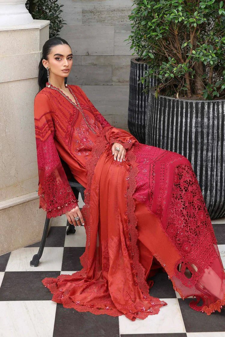 Picture of Maria B - Luxury Lawn Eid 2 - Design 13 - Unstitched - Available at Raja Sahib