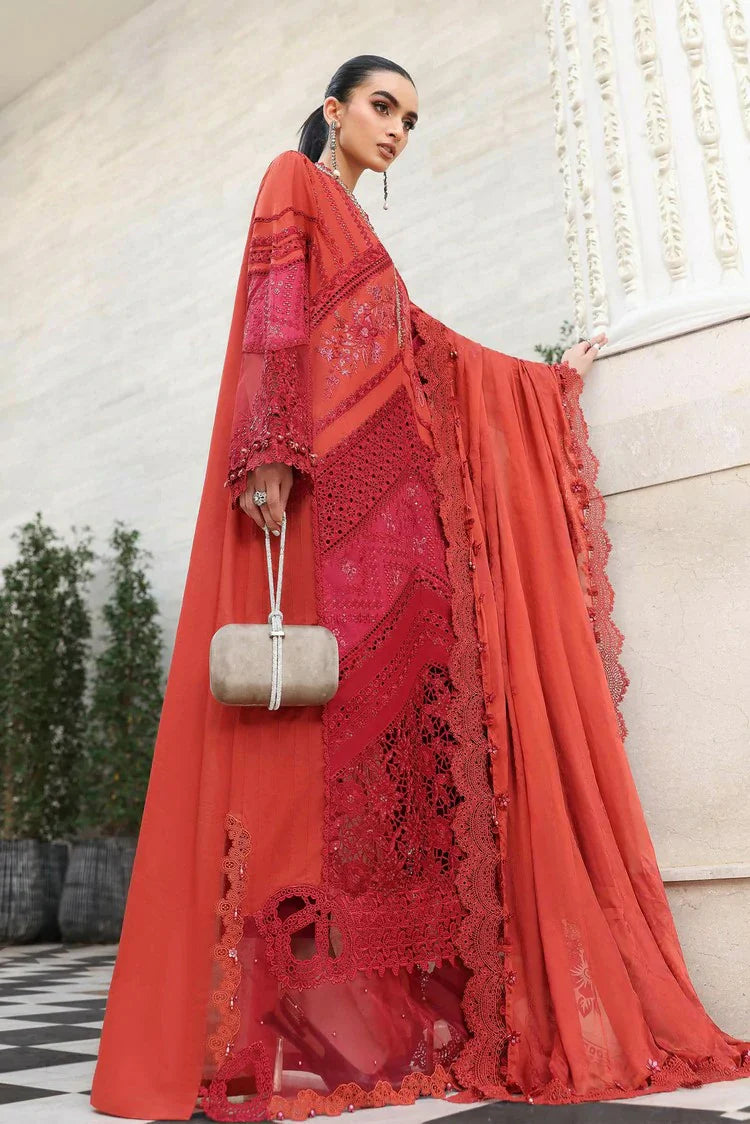 Picture of Maria B - Luxury Lawn Eid 2 - Design 13 - Unstitched - Available at Raja Sahib