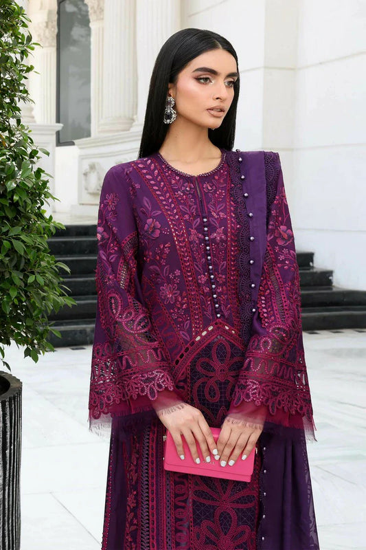 Picture of Maria B - Luxury Lawn Eid 2 - Design 14 - Unstitched - Available at Raja Sahib