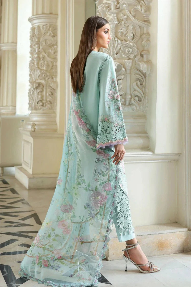 Picture of Maria B - Luxury Lawn Eid 2 - Design 15 - Unstitched - Available at Raja Sahib