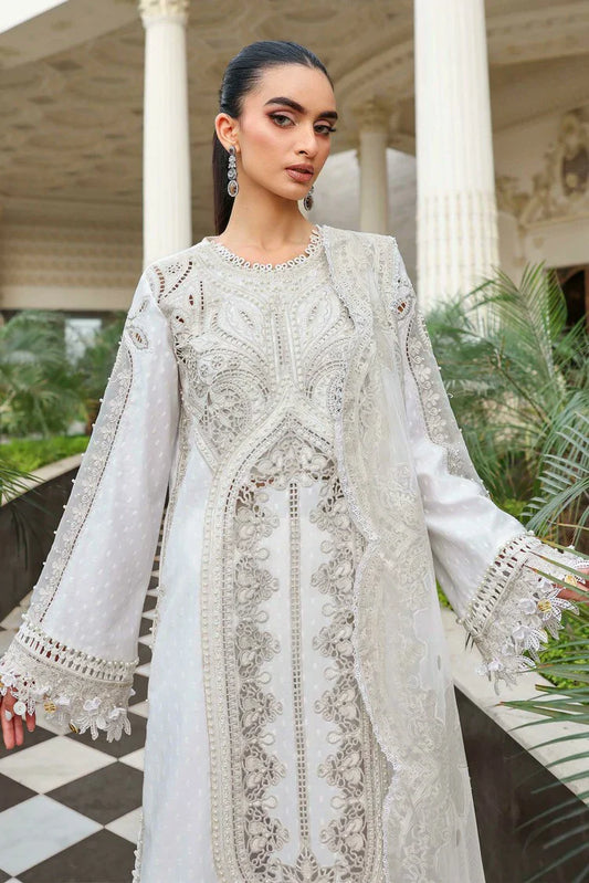 Picture of Maria B - Luxury Lawn Eid 2 - Design 01 - Unstitched - Available at Raja Sahib