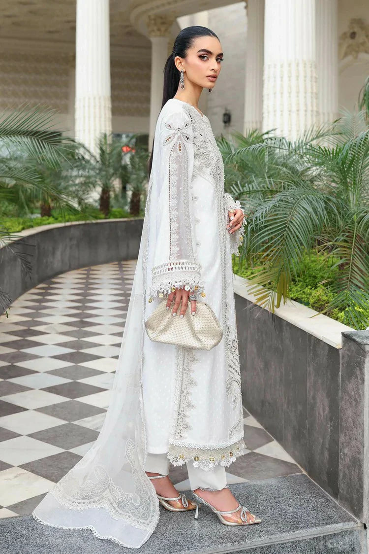 Picture of Maria B - Luxury Lawn Eid 2 - Design 01 - Unstitched - Available at Raja Sahib