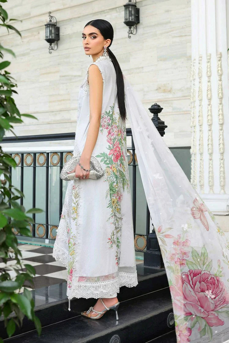 Picture of Maria B - Luxury Lawn Eid 2 - Design 03 - Unstitched - Available at Raja Sahib