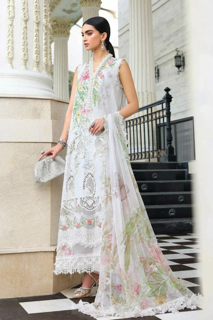 Picture of Maria B - Luxury Lawn Eid 2 - Design 03 - Unstitched - Available at Raja Sahib