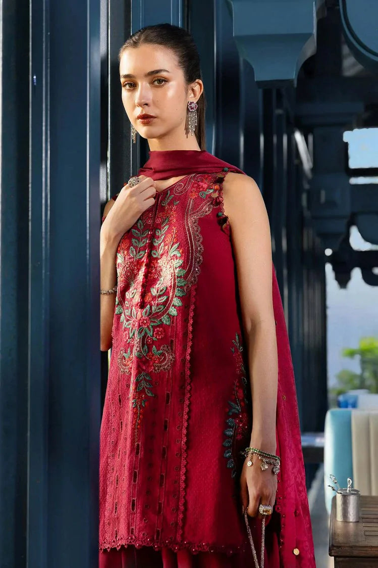 Picture of Maria B - Luxury Lawn Eid 2 - Design 05 - Unstitched - Available at Raja Sahib