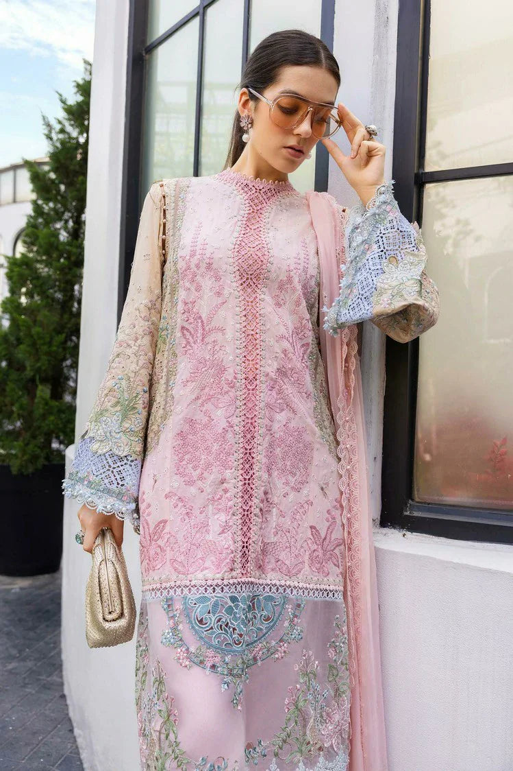 Picture of Maria B - Luxury Lawn Eid 2 - Design 09 - Unstitched - Available at Raja Sahib