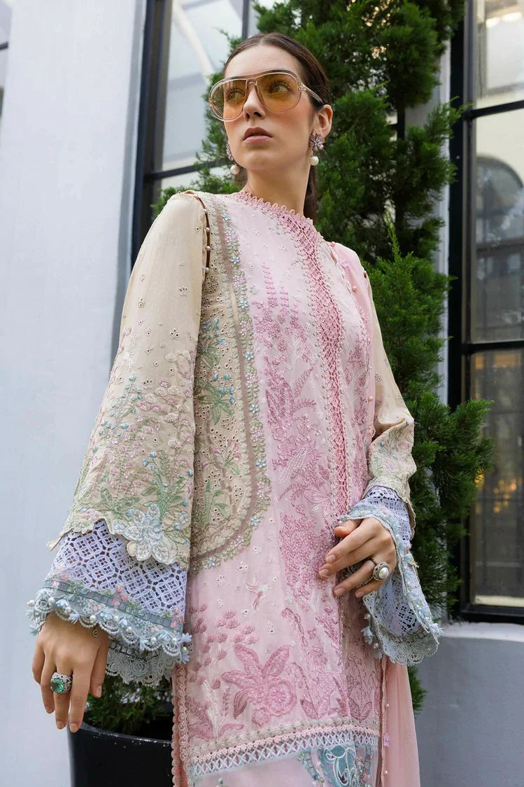 Picture of Maria B - Luxury Lawn Eid 2 - Design 09 - Unstitched - Available at Raja Sahib