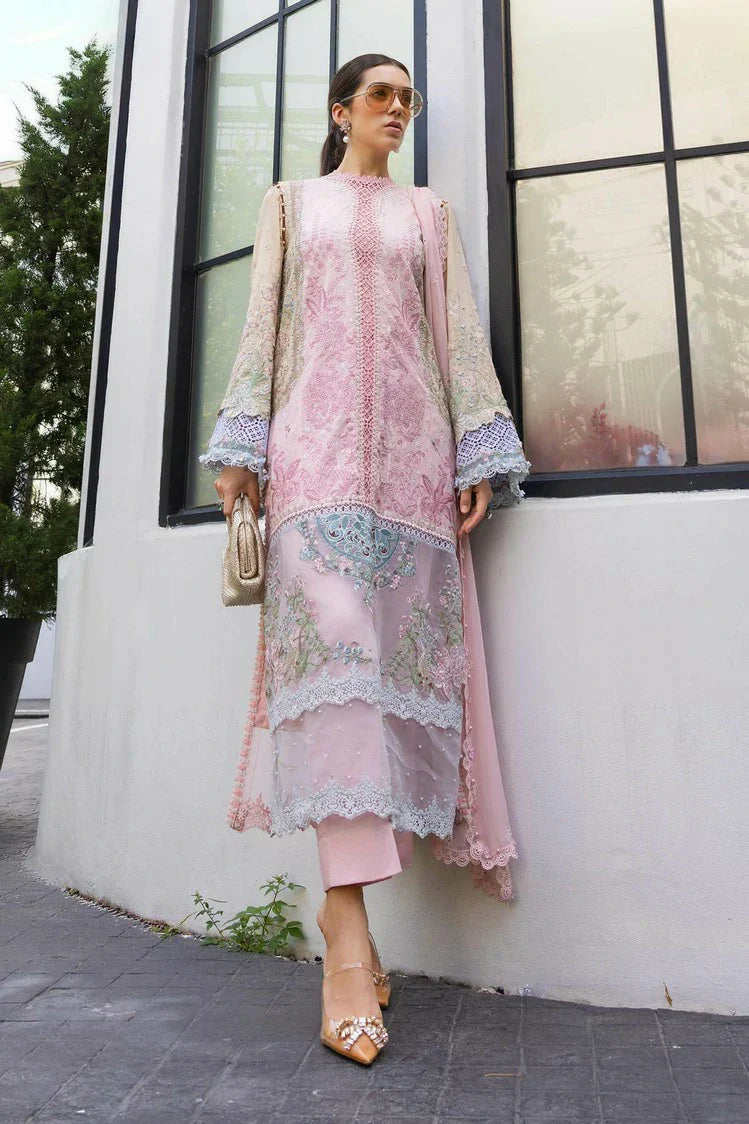 Picture of Maria B - Luxury Lawn Eid 2 - Design 09 - Unstitched - Available at Raja Sahib
