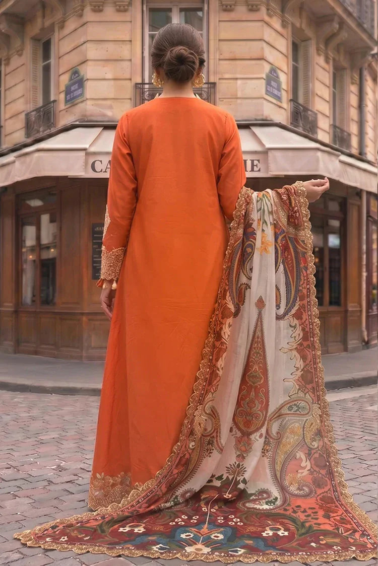 Picture of Asifa & Nabeel - Summer Lawn Soiree - Coral Fusion (SL26-06) - Unstitched - Available at Raja Sahib