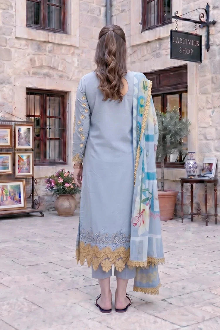 Picture of Asifa & Nabeel - Summer Lawn Soiree - Ash Elegance (SL26-07) - Unstitched - Available at Raja Sahib