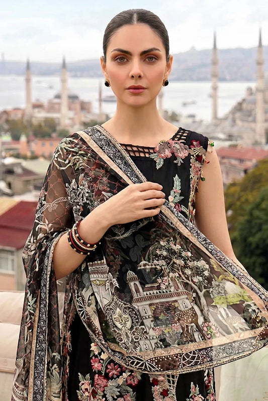 Picture of Asifa & Nabeel - Summer Lawn Soiree - Smoke Pearl (SL26-08) - Unstitched - Available at Raja Sahib