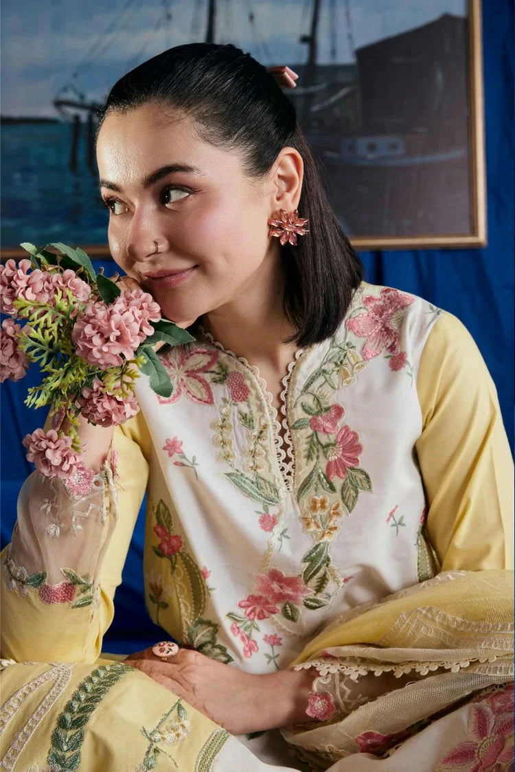 Picture of Maryam Hussain - Luxury Lawn Vol 2 - 10-Titli - Unstitched - Available at Raja Sahib