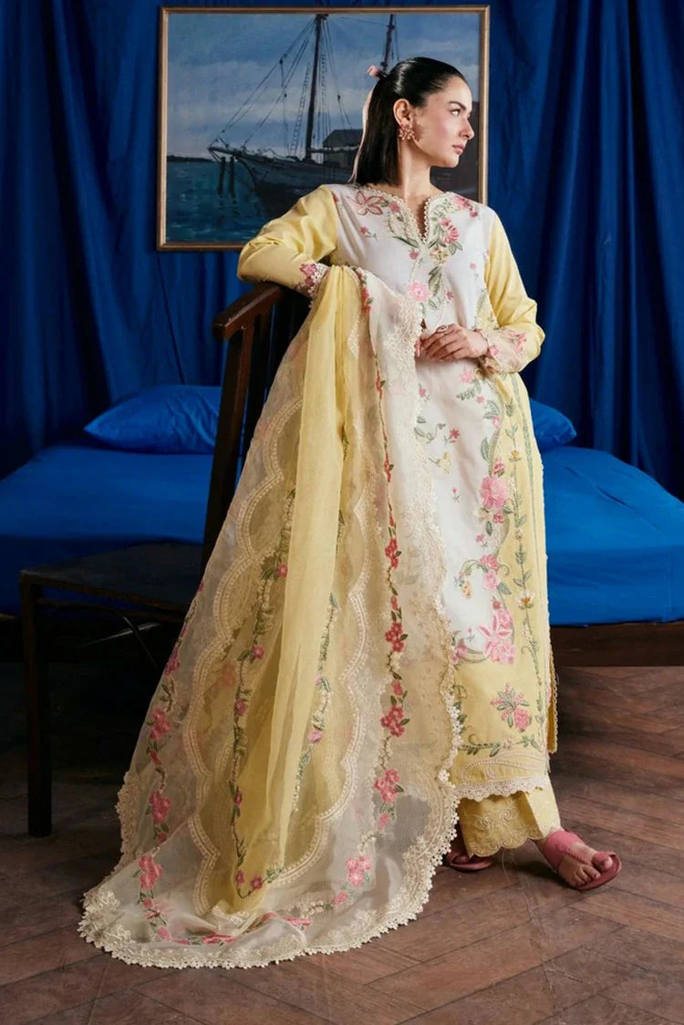 Picture of Maryam Hussain - Luxury Lawn Vol 2 - 10-Titli - Unstitched - Available at Raja Sahib