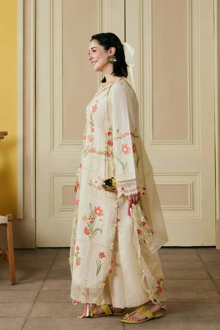 Picture of Maryam Hussain - Luxury Lawn Vol 2 - 01-Hala - Unstitched - Available at Raja Sahib