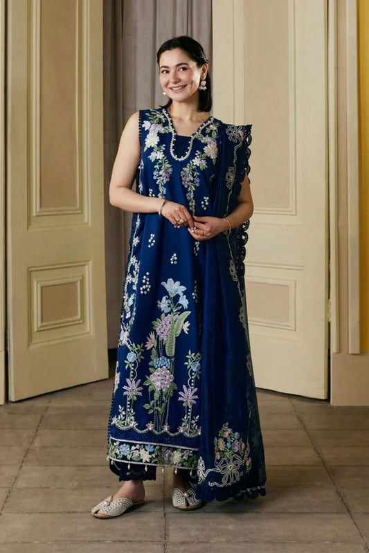 Picture of Maryam Hussain - Luxury Lawn Vol 2 - 02-Sanam - Unstitched - Available at Raja Sahib