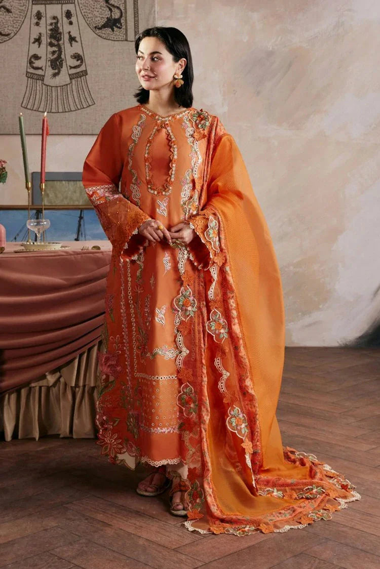 Picture of Maryam Hussain - Luxury Lawn Vol 2 - 05-Sharjeena - Unstitched - Available at Raja Sahib