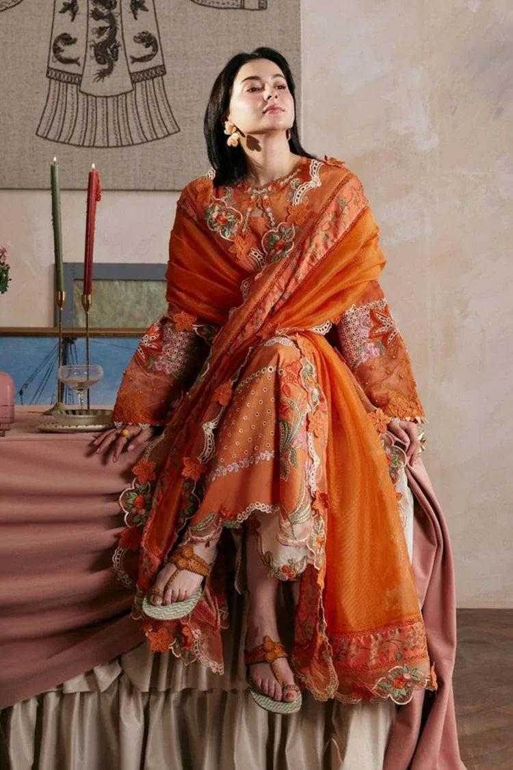 Picture of Maryam Hussain - Luxury Lawn Vol 2 - 05-Sharjeena - Unstitched - Available at Raja Sahib