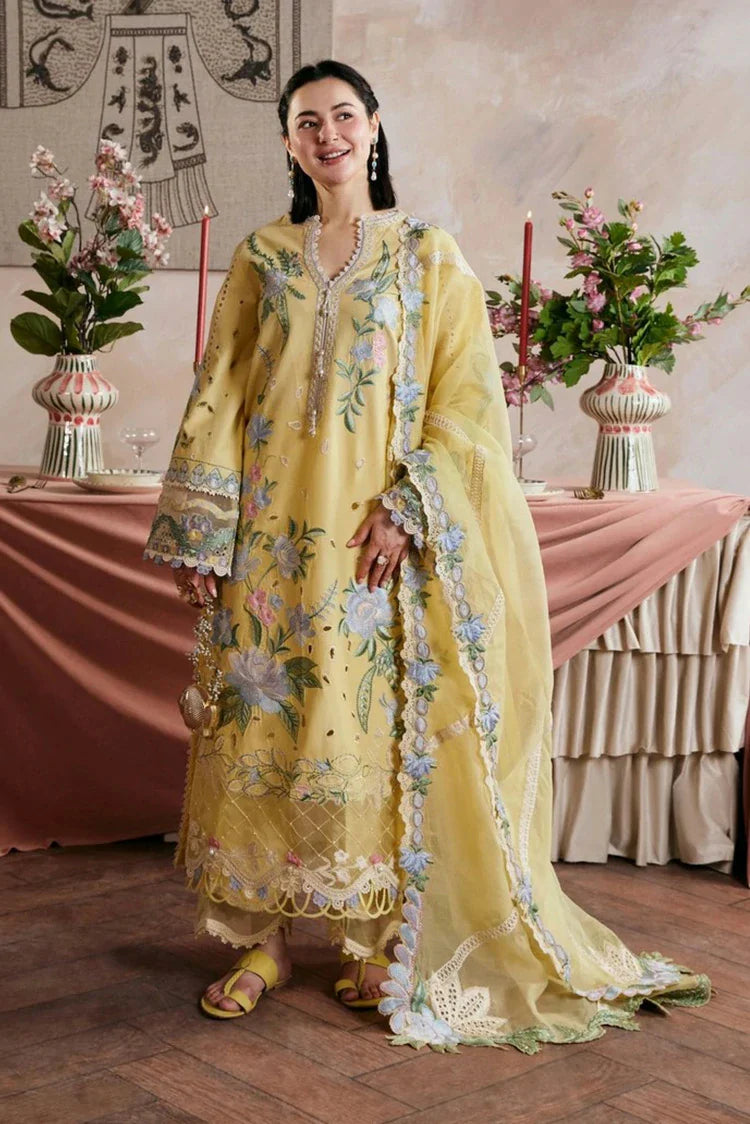 Picture of Maryam Hussain - Luxury Lawn Vol 2 - 06-Hamna - Unstitched - Available at Raja Sahib