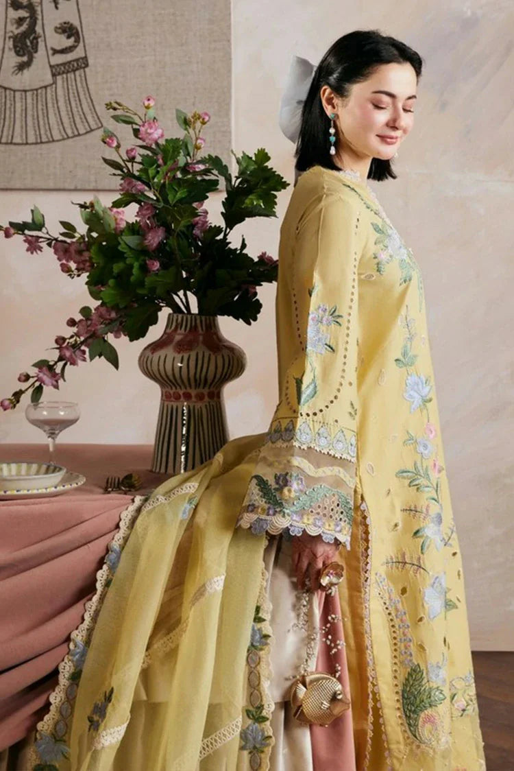 Picture of Maryam Hussain - Luxury Lawn Vol 2 - 06-Hamna - Unstitched - Available at Raja Sahib