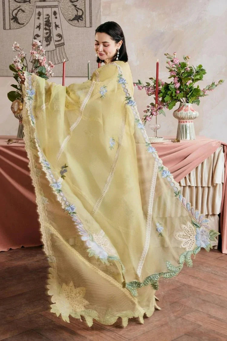 Picture of Maryam Hussain - Luxury Lawn Vol 2 - 06-Hamna - Unstitched - Available at Raja Sahib
