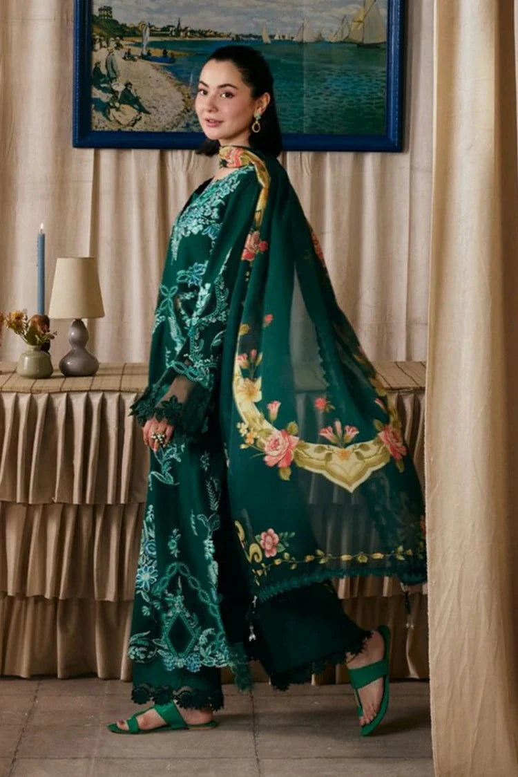 Picture of Maryam Hussain - Luxury Lawn Vol 2 - 07-Maheer - Unstitched - Available at Raja Sahib