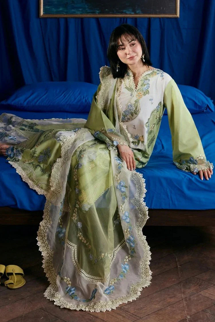 Picture of Maryam Hussain - Luxury Lawn Vol 2 - 09-Dimple - Unstitched - Available at Raja Sahib