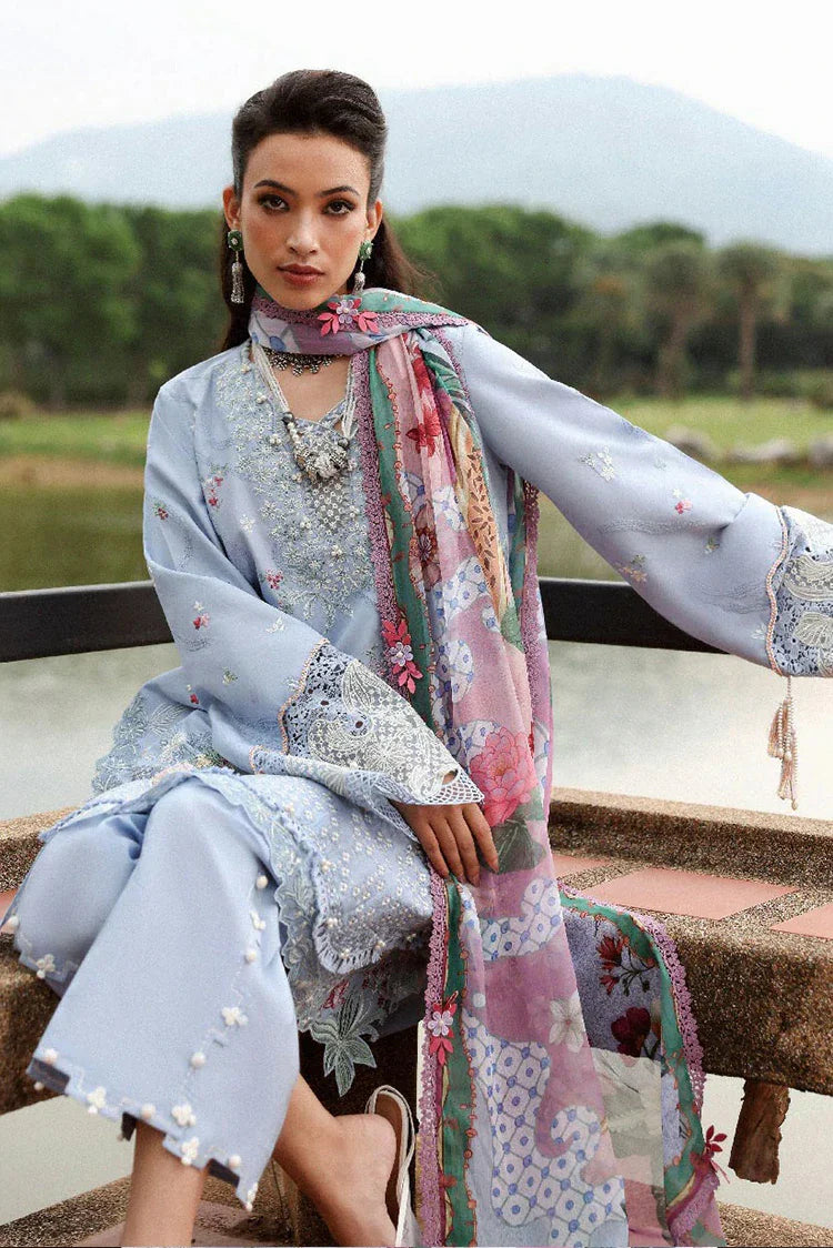 Picture of Republic Womenswear - Lilas Summer Lawn - RP-4B-Elowen - Unstitched - Available at Raja Sahib