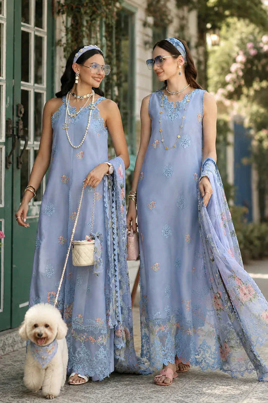 Picture of Noor by Saadia Asad - Noor Eid Luxe Printskhaas Collection - 01-Velisse - Unstitched - Available at Raja Sahib