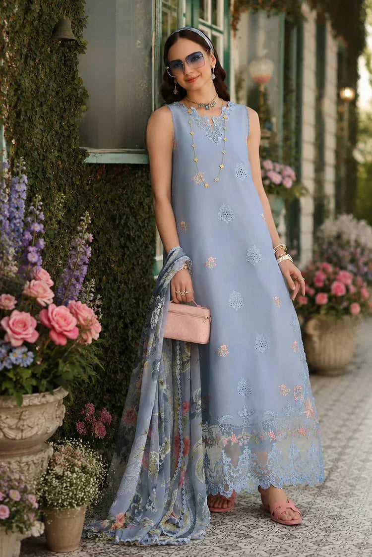 Picture of Noor by Saadia Asad - Noor Eid Luxe Printskhaas Collection - 01-Velisse - Unstitched - Available at Raja Sahib