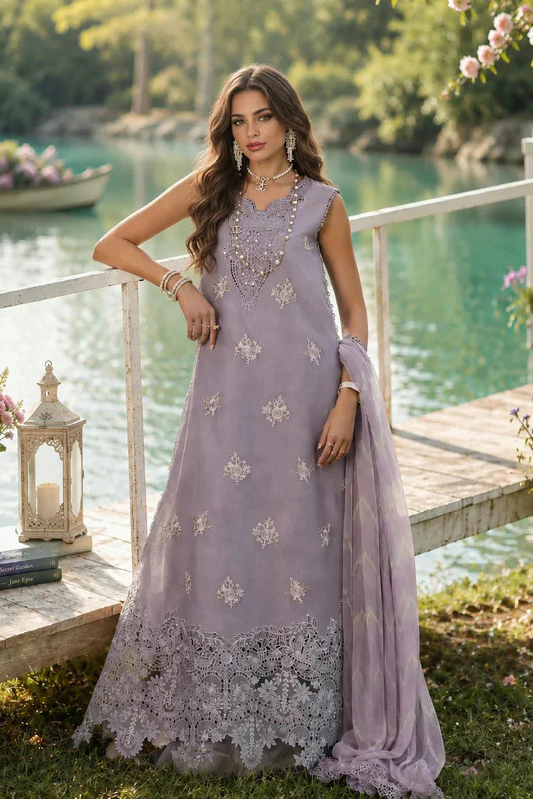 Picture of Noor by Saadia Asad - Noor Eid Luxe Printskhaas Collection - 04-Sereneh - Unstitched - Available at Raja Sahib