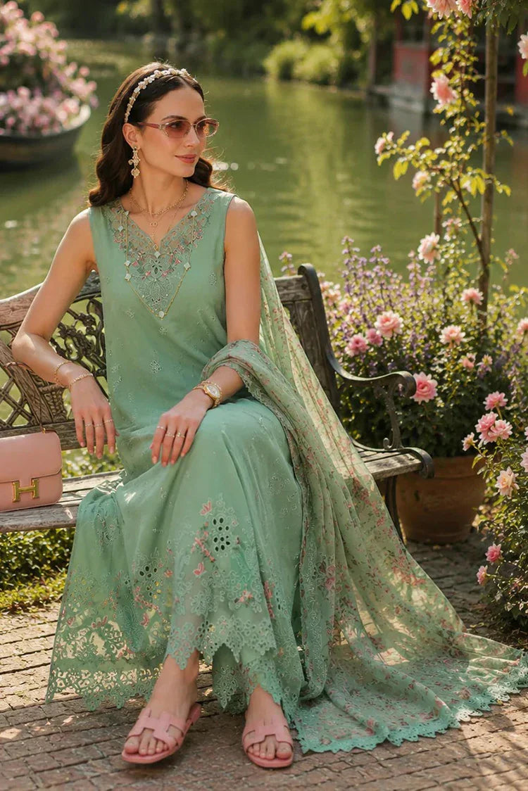 Picture of Noor by Saadia Asad - Noor Eid Luxe Printskhaas Collection - 09-Evania - Unstitched - Available at Raja Sahib