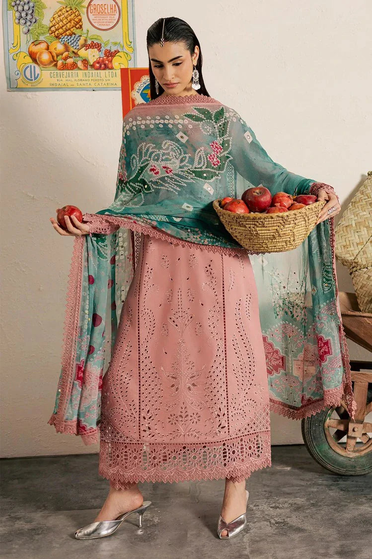Picture of Nureh - Bazar Embroidered Schiffli Lawn Collection Vol 2 - NE-252 - Unstitched - Available at Raja Sahib