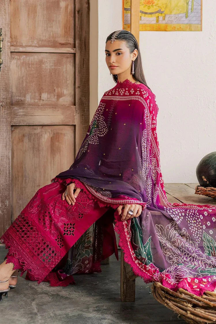 Picture of Nureh - Bazar Embroidered Schiffli Lawn Collection Vol 2 - NE-255 - Unstitched - Available at Raja Sahib