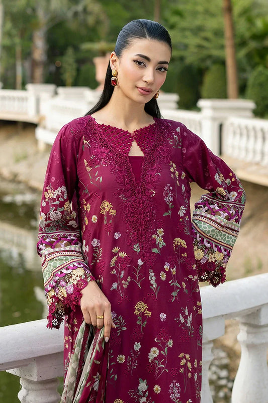 Elaf - Signature Embroidered Lawn Collection Vol 2 - ESG-2A NORA - Unstitched