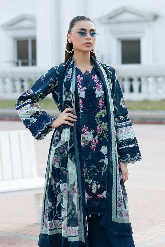 Elaf - Signature Embroidered Lawn Collection Vol 2 - ESG-3A MARIEL - Unstitched
