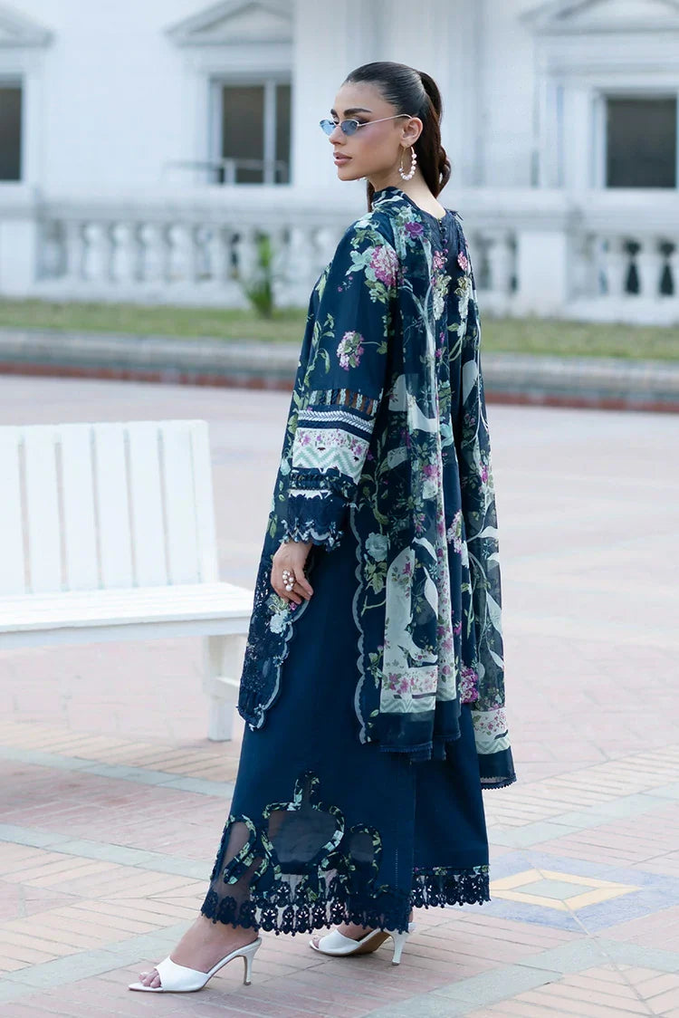 Picture of Elaf - Signature Embroidered Lawn Collection Vol 2 - ESG-3A MARIEL - Unstitched - Available at Raja Sahib