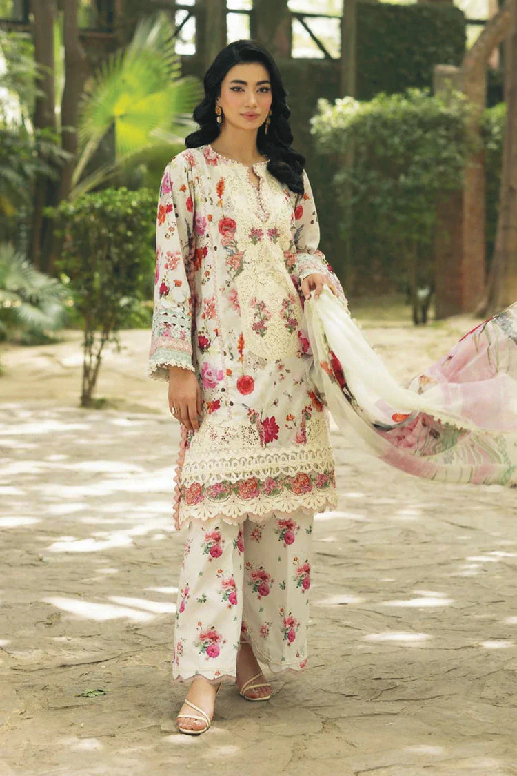 Picture of Elaf - Signature Embroidered Lawn Collection Vol 2 - ESG-4A CLAIRE - Unstitched - Available at Raja Sahib