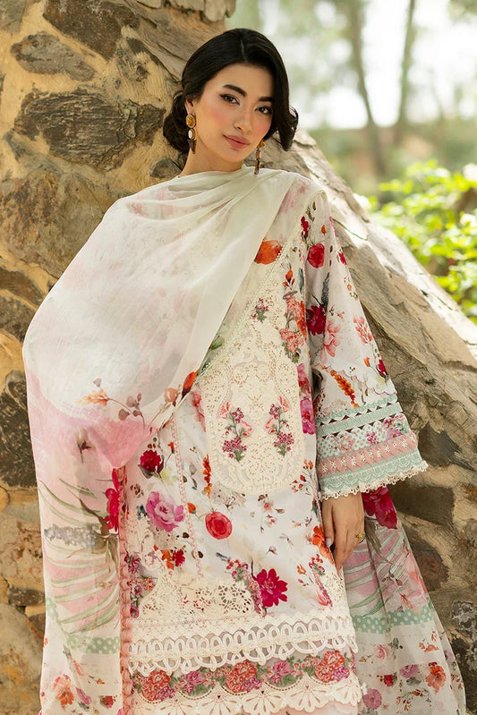 Elaf - Signature Embroidered Lawn Collection Vol 2 - ESG-4A CLAIRE - Unstitched