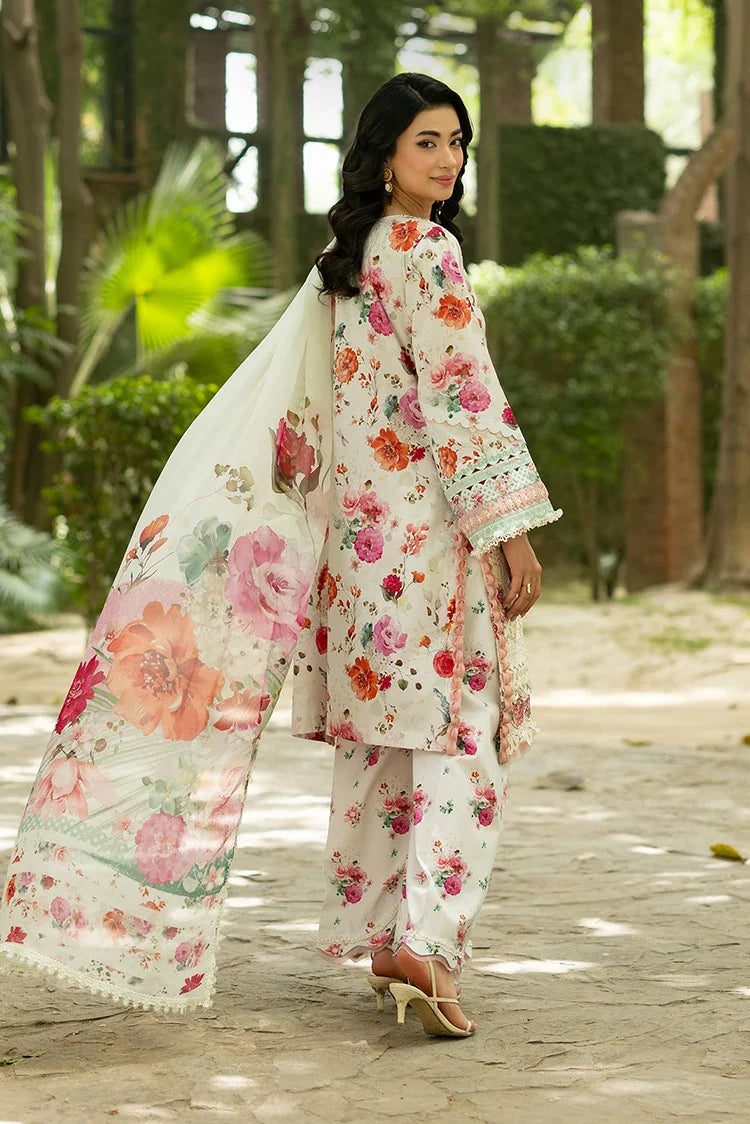 Picture of Elaf - Signature Embroidered Lawn Collection Vol 2 - ESG-4A CLAIRE - Unstitched - Available at Raja Sahib