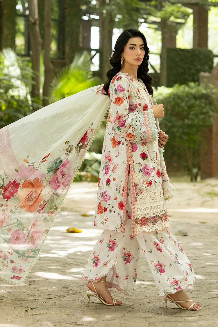 Picture of Elaf - Signature Embroidered Lawn Collection Vol 2 - ESG-4A CLAIRE - Unstitched - Available at Raja Sahib
