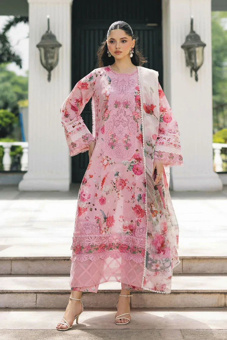 Picture of Elaf - Signature Embroidered Lawn Collection Vol 2 - ESG-4B MIRA - Unstitched - Available at Raja Sahib