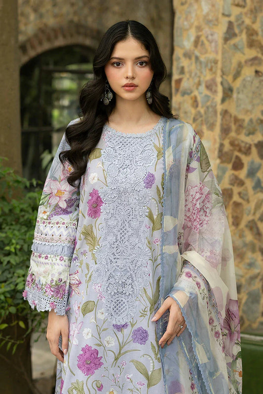 Elaf - Signature Embroidered Lawn Collection Vol 2 - ESG-5A ARIANA - Unstitched