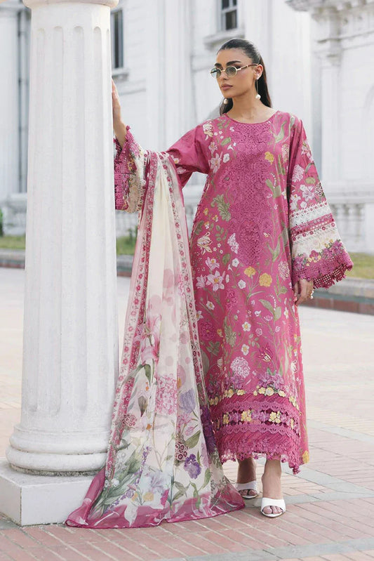 Elaf - Signature Embroidered Lawn Collection Vol 2 - ESG-5B DELILAH - Unstitched