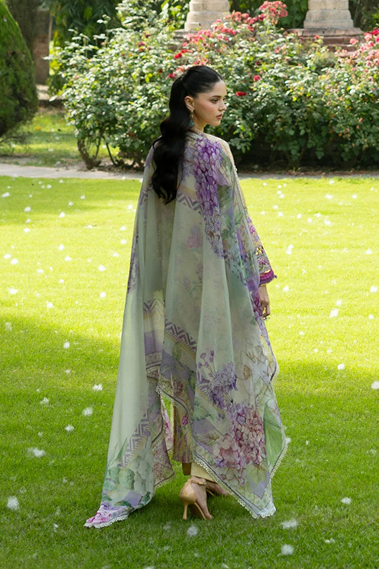 Picture of Elaf - Signature Embroidered Lawn Collection Vol 2 - ESG-7A STELLA - Unstitched - Available at Raja Sahib