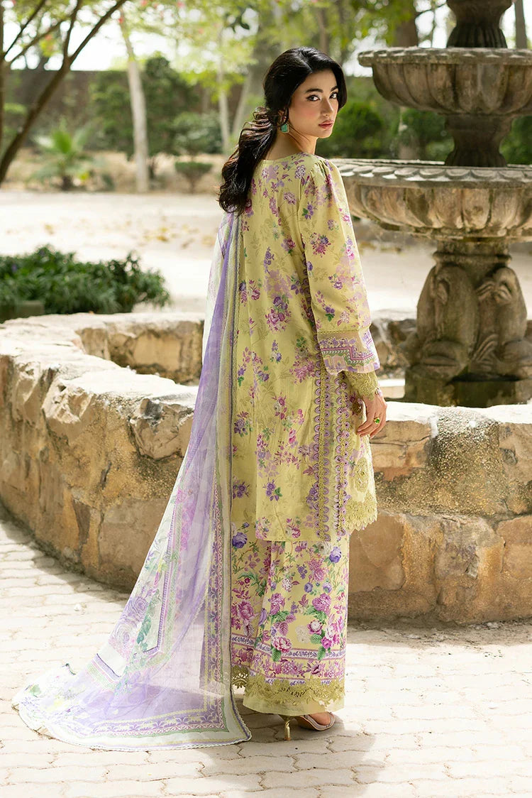 Picture of Elaf - Signature Embroidered Lawn Collection Vol 2 - ESG-8A OLIVIA - Unstitched - Available at Raja Sahib