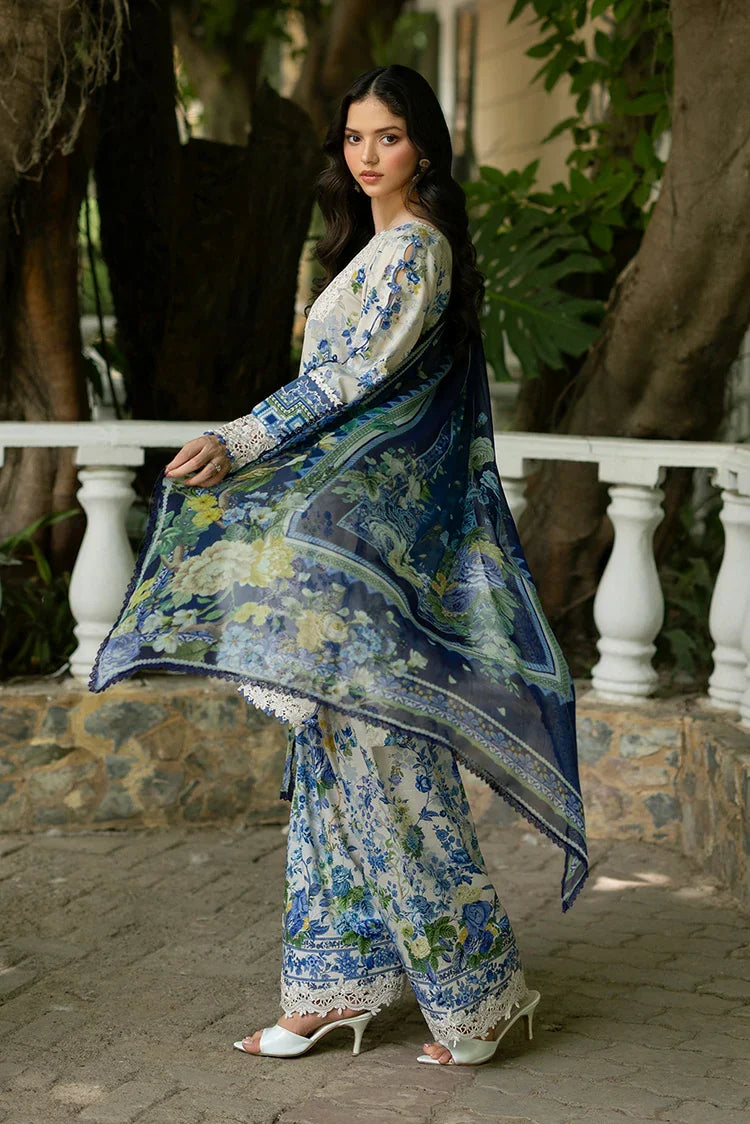 Picture of Elaf - Signature Embroidered Lawn Collection Vol 2 - ESG-8B CELINE - Unstitched - Available at Raja Sahib